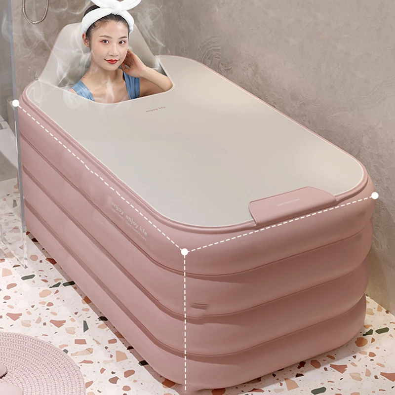 Portable Mobile Bathtub Inflatable Collapsible Plastic Bucket Cover Bathtub Adult Large Freestanding Baignoire Household Bathtub
Portable Mobile Bathtub Inflatable Collapsible Plastic Bucket Cover Bathtub Adult Large Freestanding Baignoire Household Bathtub
