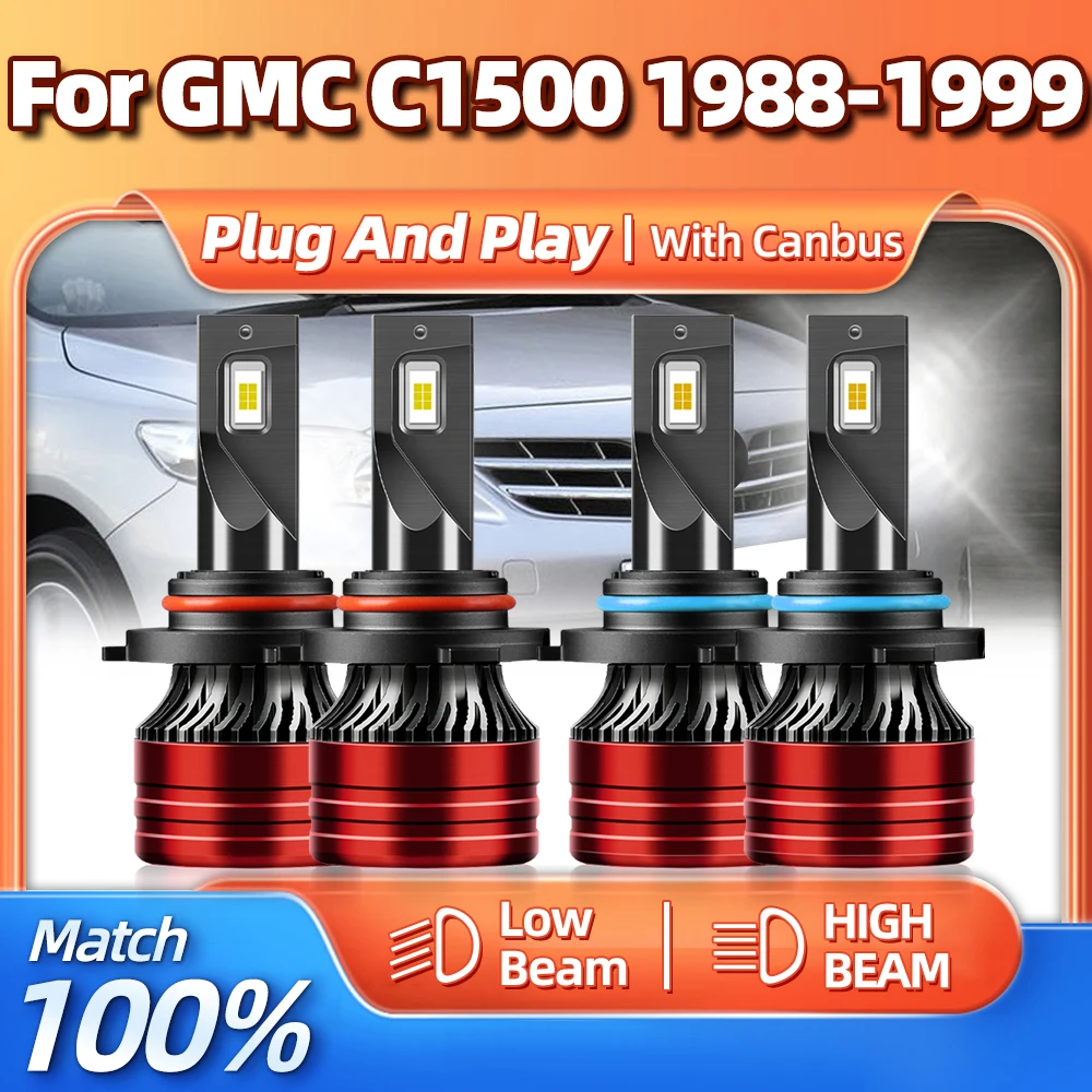 Canbus Led Car Headlight Bulbs 40000LM 240W Turbo Auto Light 12V 6000K White For GMC C1500 1988-1994 1995 1996 1997 1998 1999
Canbus Led Car Headlight Bulbs 40000LM 240W Turbo Auto Light 12V 6000K White For GMC C1500 1988-1994 1995 1996 1997 1998 1999