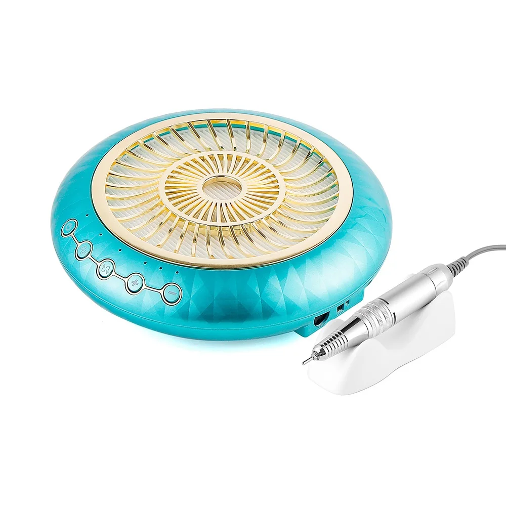 Collecteur de poussière d'ongles sans balais à faible bruit, aspiration injuste 80W, perceuse 35000 tr/min, pièce à main de manucure, aspirateur à ongles avec 2 filtres Collecteur de poussière d'ongles sans balais à faible bruit, aspiration injuste 80W, perceuse 35000 tr/min, pièce à main de manucure, aspirateur à ongles avec 2 filtres