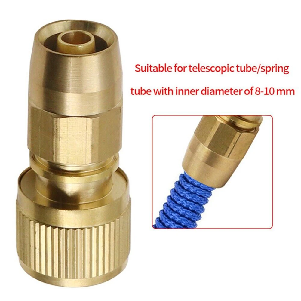 Watering Connector Efficient Watering with Brass Quick Connector Adaptor for Expandable Hoses Nozzle to Faucet Connection
Watering Connector Efficient Watering with Brass Quick Connector Adaptor for Expandable Hoses Nozzle to Faucet Connection
