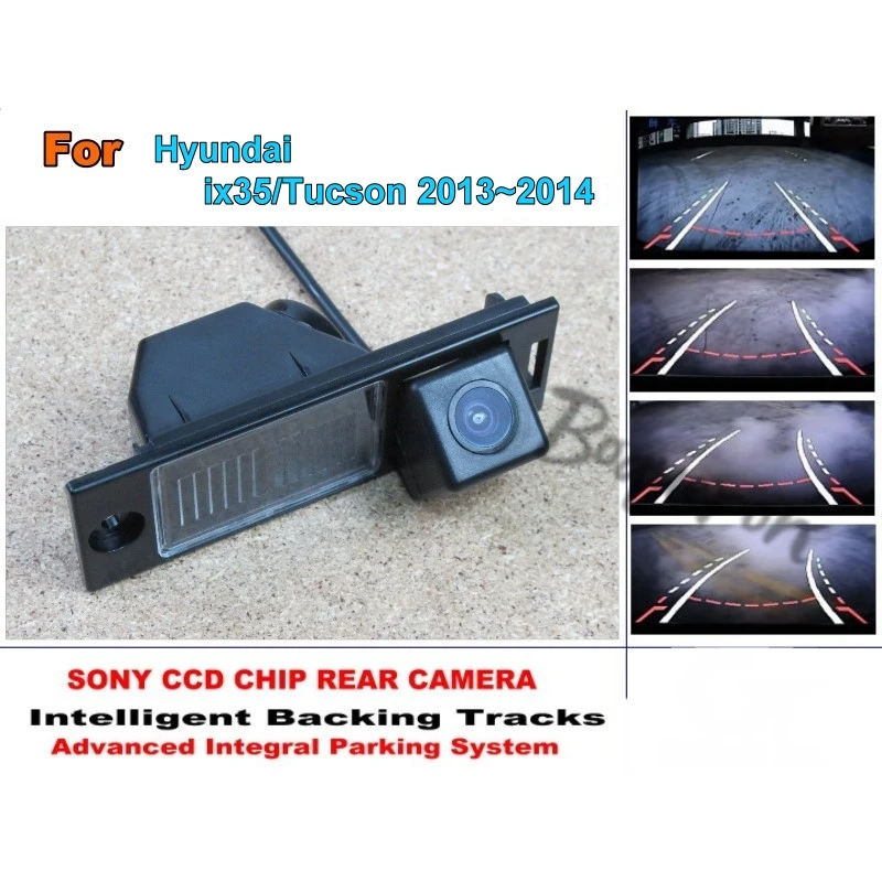 

Для Hyundai ix35/для Hyundai Tucson 2013 ~ 2014 умная автомобильная парковочная камера/с модулем следов задняя камера CCD ночное видение