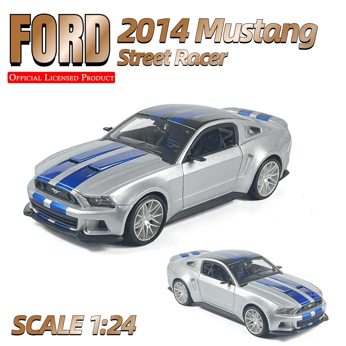 1:24 2014 Ford Mustang Street Racer Car Model Diecast Replica Home Office Decorative Scale Miniature Art Collection Gift Boy Toy
1:24 2014 Ford Mustang Street Racer Car Model Diecast Replica Home Office Decorative Scale Miniature Art Collection Gift Boy Toy