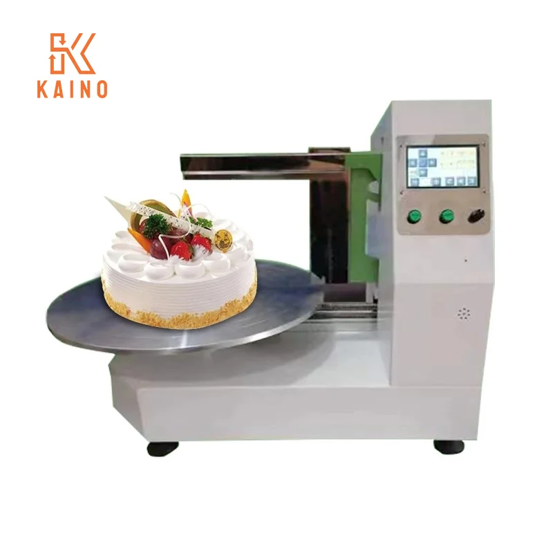 KAINO Automatic Wedding Birthday Round Cake Cream Frosting Spreading Smoothing Decorating Coating Filling Icing Machine
KAINO Automatic Wedding Birthday Round Cake Cream Frosting Spreading Smoothing Decorating Coating Filling Icing Machine