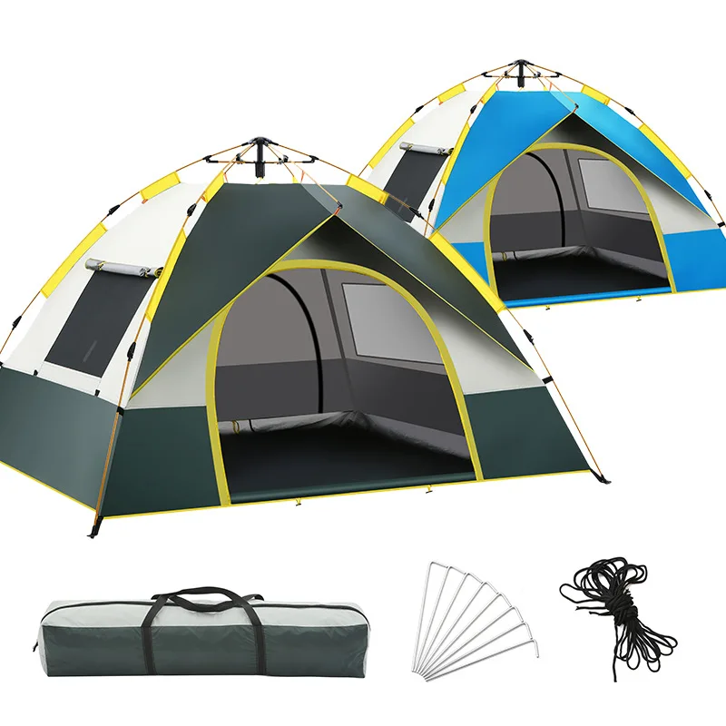 

Палатка для кемпинга на открытом воздухе, водонепроницаемая палатка, быстрое автоматическое открытие, защита от солнца, наполнение для пикника, для семьи, пляжа, большое пространство