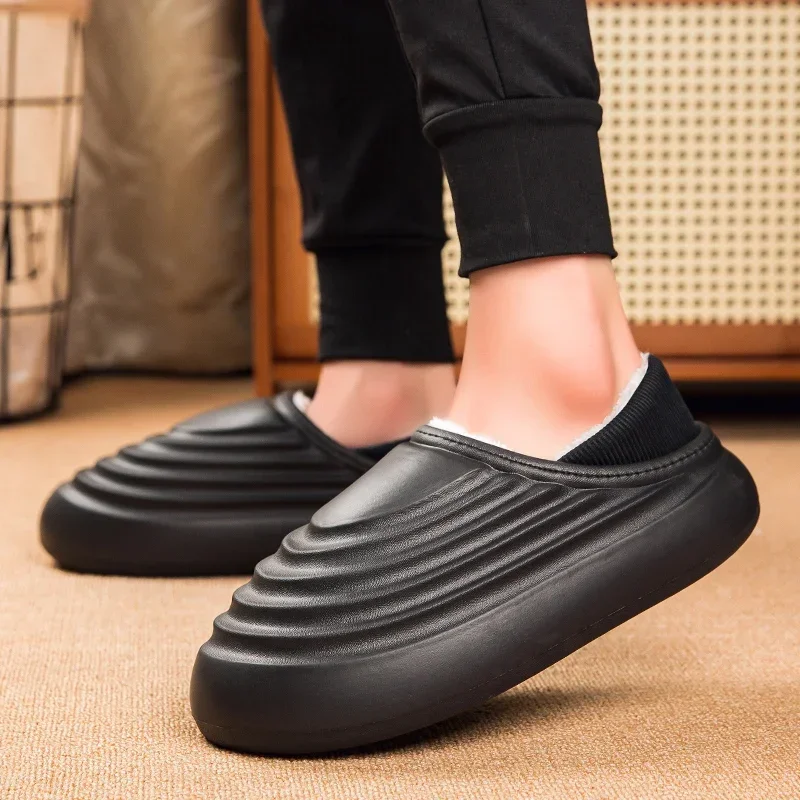 Мужские зимние шлепанцы на платформе, из ЭВА, с закрытым носком, сохраняющие тепло, домашняя хлопковая обувь для мужчин, повседневная обувь на плоской подошве для дома, 2023
Мужские зимние шлепанцы на платформе, из ЭВА, с закрытым носком, сохраняющие тепло, домашняя хлопковая обувь для мужчин, повседневная обувь на плоской подошве для дома, 2023