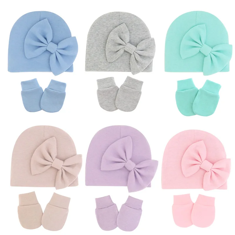 Adorable Baby Girl Beanie & Gloves Set - 2 Pieces 2 S1392877425af4d8c8252d8ab15655051n