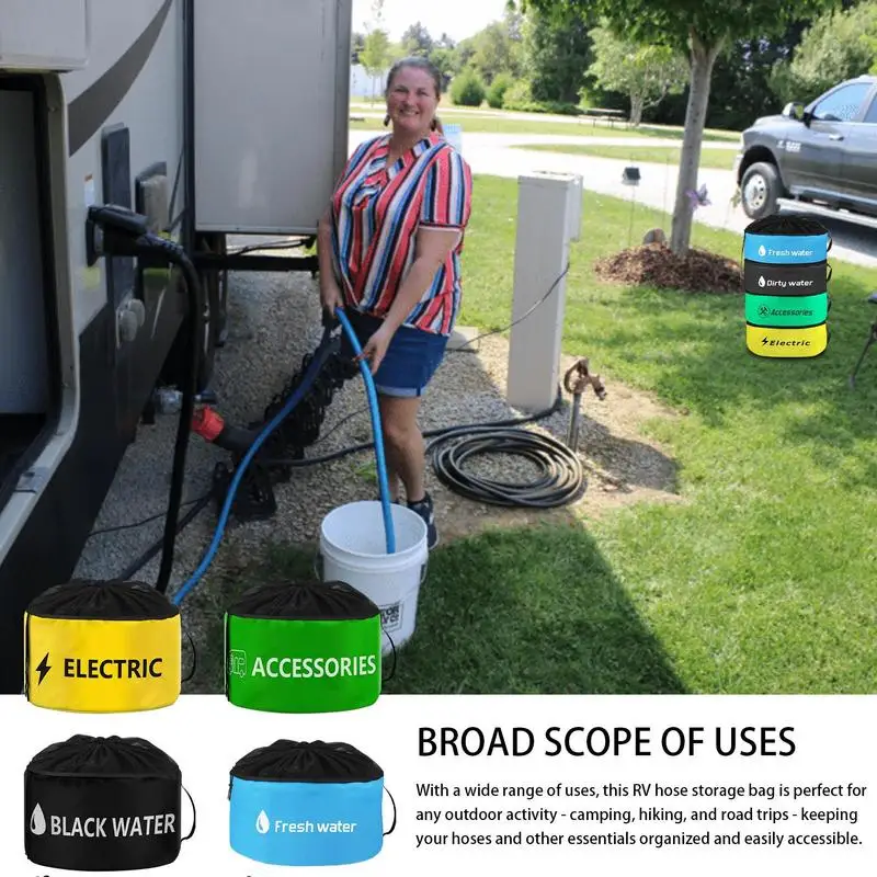 RV Storage Utility Bag Hose Bag Caravans Camping Cable Organizer Water Hose Electrical Cords Storage Automobiles Accessories
RV Storage Utility Bag Hose Bag Caravans Camping Cable Organizer Water Hose Electrical Cords Storage Automobiles Accessories