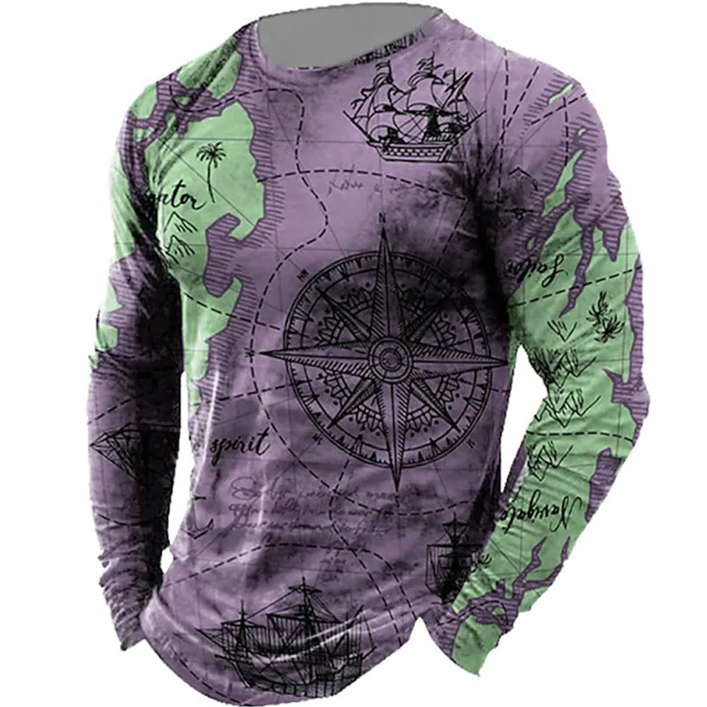 Mens T-Shirt 3D Printed Pullover Casual Crew Neck Long Sleeve Muscle Tops Blouse Fashion Streetwear Men's Cool Clothes
Mens T-Shirt 3D Printed Pullover Casual Crew Neck Long Sleeve Muscle Tops Blouse Fashion Streetwear Men's Cool Clothes