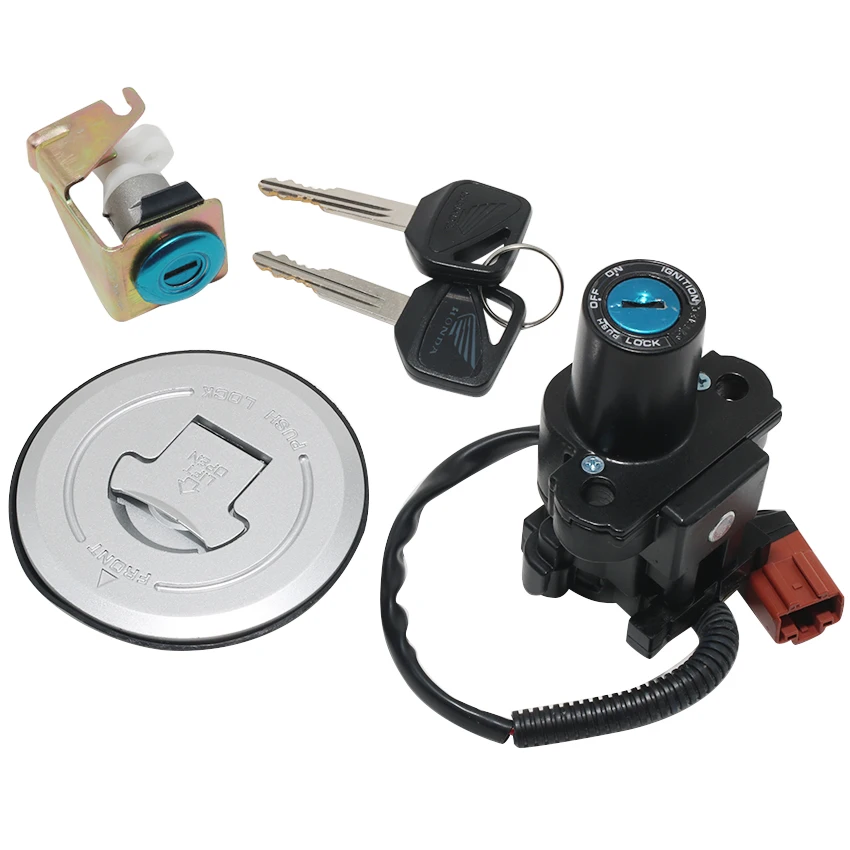 

Ignition Key Switch Fuel Gas Cap Seat Lock Kit For Honda CB500 CBR500R RA CB500F FA CB500X XA 35010-MJW-A82 35010-MGZ-A00