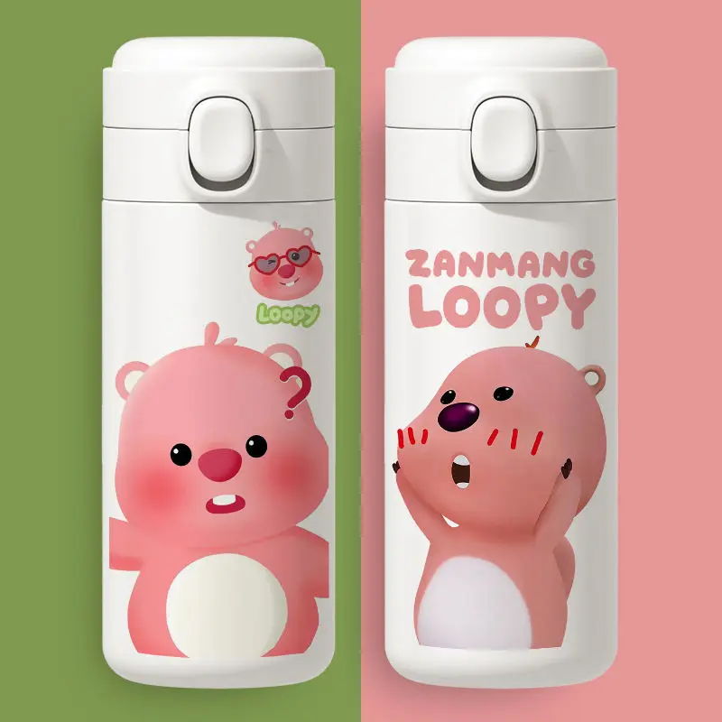 350Ml Kawaii Sanriod Anime Hobby Loopy Insulated Cup 304 Stainless Steel Large Capacity Portable Water Cup One-Click Openin
350Ml Kawaii Sanriod Anime Hobby Loopy Insulated Cup 304 Stainless Steel Large Capacity Portable Water Cup One-Click Openin