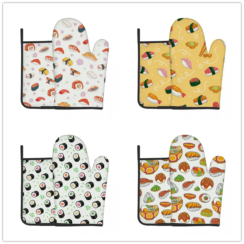 Подставка для посуды с рисунком суши, набор кухонных ковриков для барбекю, изоляционные перчатки, варежки для духовки, выпечки
Подставка для посуды с рисунком суши, набор кухонных ковриков для барбекю, изоляционные перчатки, варежки для духовки, выпечки