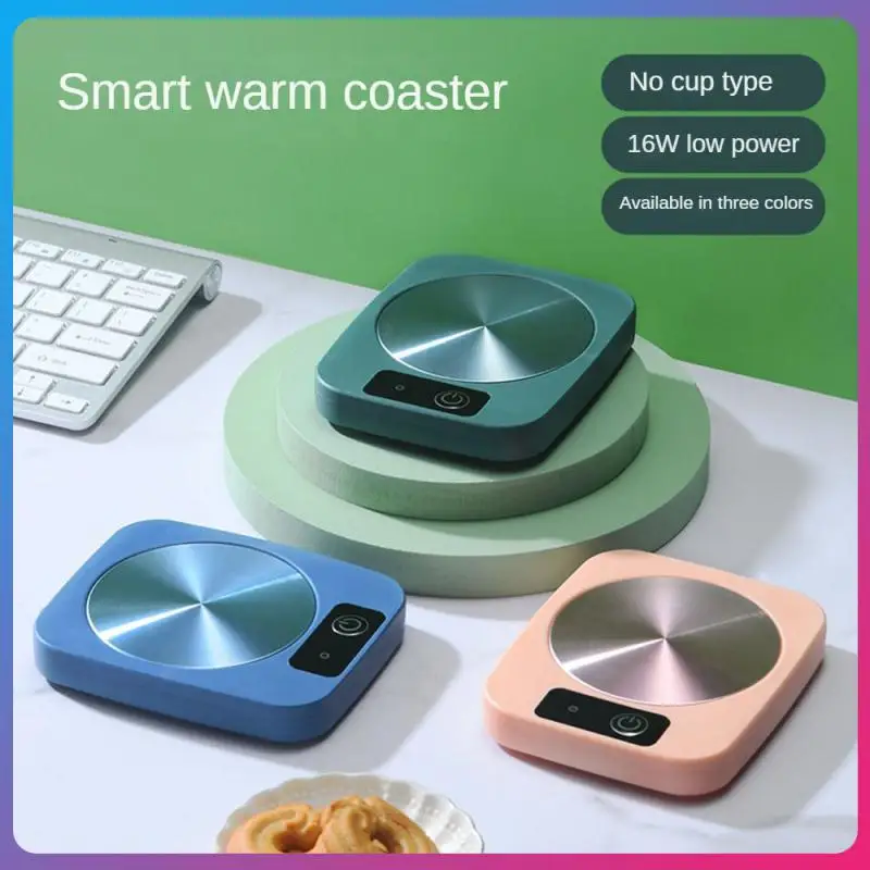 

Mug Heater Coffee Mug Cup Warmer 220V Milk Tea Water Heating Pad Cup Heater Warm Mat Constant Temperature Coaster EU Plug