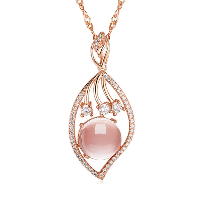 Real 14K Rose Gold Necklace Natural Rose Quartz Pendant for Women Pierscionki Topaz Gemstone Bizuteria Wedding Pendant Jewelry
Real 14K Rose Gold Necklace Natural Rose Quartz Pendant for Women Pierscionki Topaz Gemstone Bizuteria Wedding Pendant Jewelry