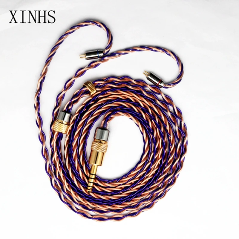 

XINHS 8-strand 7N pure copper silver foil wire mixed cable