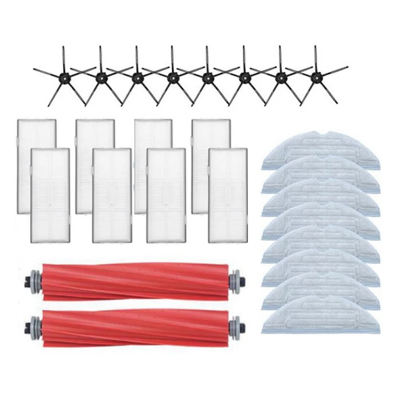 26 PCS For Roborock S7 T7S T7splus Accessory Of Washable Filter Main/Side Brush Mop Cloth Robot Vacuum Cleaner Parts
26 PCS For Roborock S7 T7S T7splus Accessory Of Washable Filter Main/Side Brush Mop Cloth Robot Vacuum Cleaner Parts
