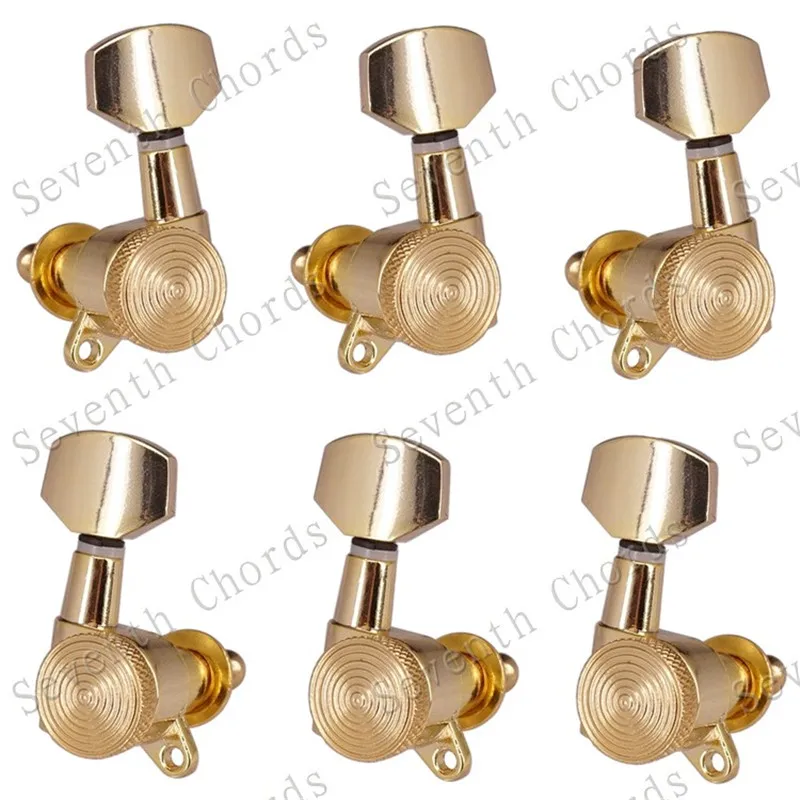 A Set of 3R3L Gold Plated Locked Guitar String Tuning Pegs Tuners Machine Heads Guitar String Tuning Buttons Accessories Parts
A Set of 3R3L Gold Plated Locked Guitar String Tuning Pegs Tuners Machine Heads Guitar String Tuning Buttons Accessories Parts