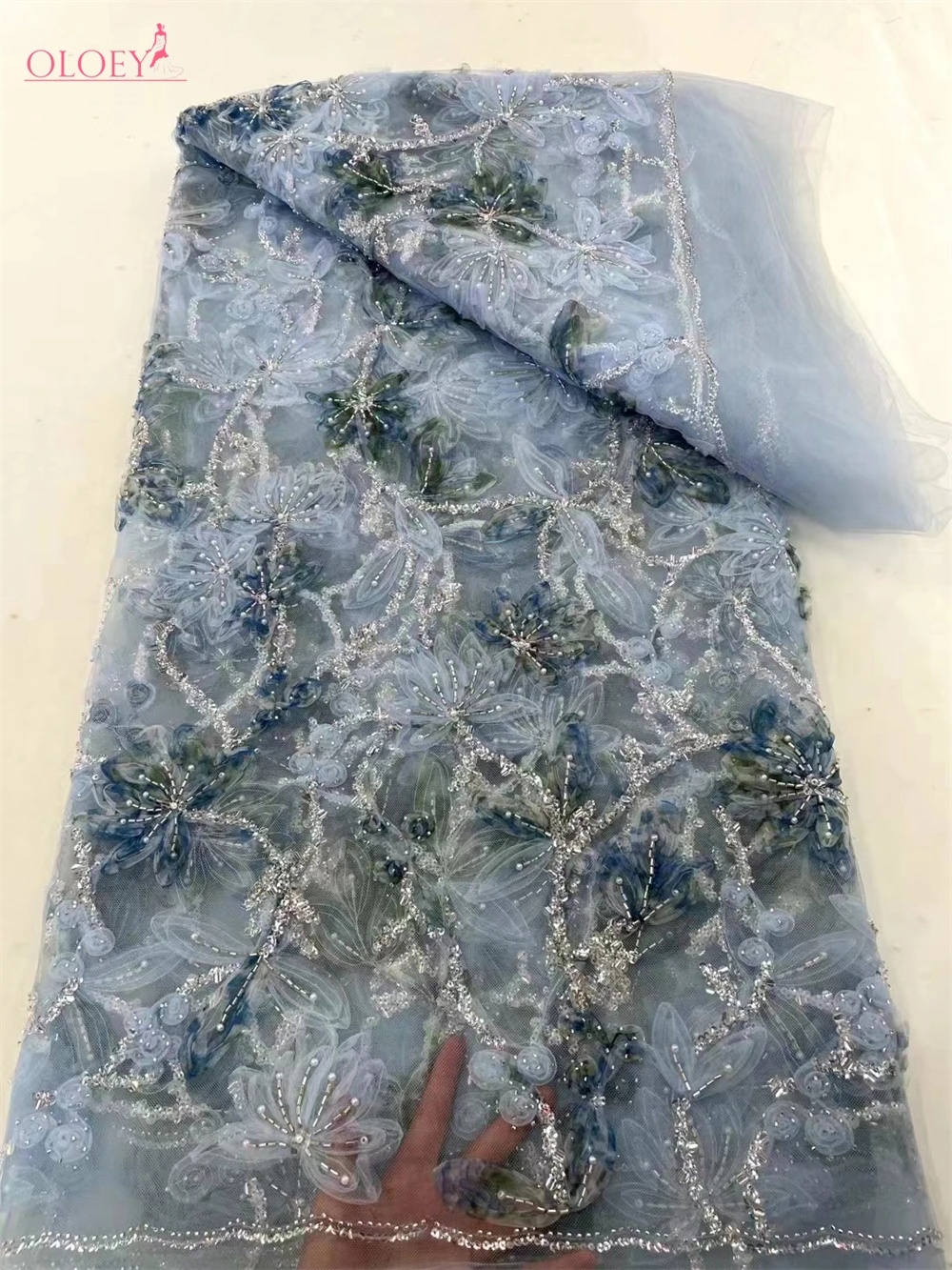 2024 Fashion Elegant French Embroidery Beaded Lace Fabric African Nigerian With Sequins Fabric For Wedding Dress
2024 Fashion Elegant French Embroidery Beaded Lace Fabric African Nigerian With Sequins Fabric For Wedding Dress