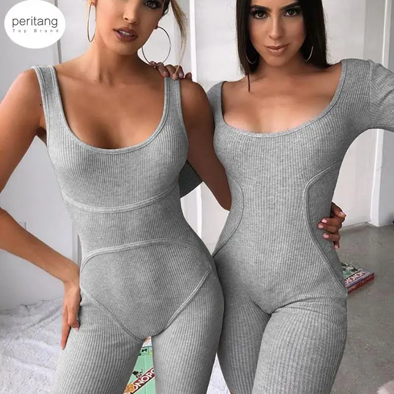 

Sleeveless Romper Women Fashion Clothes Playsuits Low-neck Elastic Hight 2024 Summer New Skinny Streetwear Female Outfit