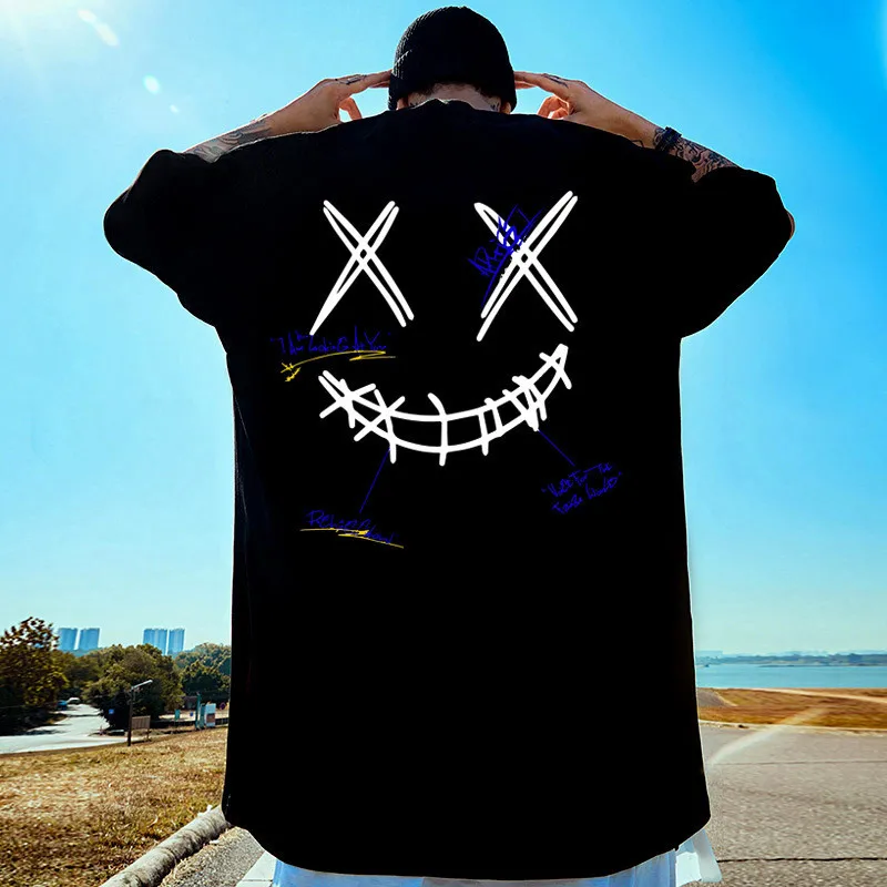2024 American new short-sleeved T-shirt men and women printed half-sleeved round neck versatile hip-hop loose large size tops ti
2024 American new short-sleeved T-shirt men and women printed half-sleeved round neck versatile hip-hop loose large size tops ti