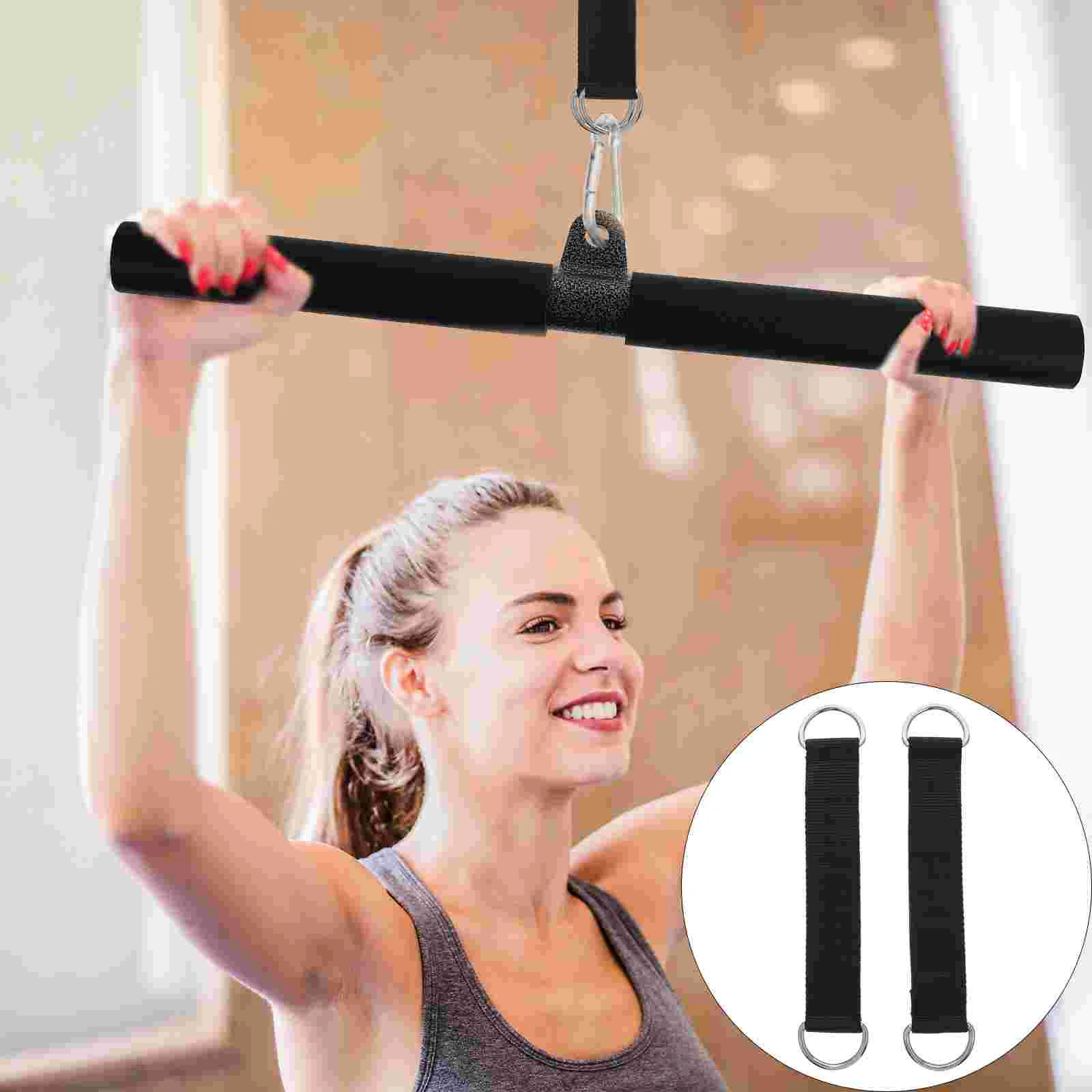 2 Pcs Accessories Pulley Straps Fitness Suspend Bedroom Workout Gear Polyester Supplies
2 Pcs Accessories Pulley Straps Fitness Suspend Bedroom Workout Gear Polyester Supplies