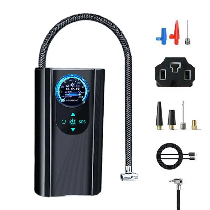 Car Portable Air Compressor Automotive Tire Inflator Pump With Digital Display 12V Dc Automatic LED Light Air Pump For Car Bikes 
Car Portable Air Compressor Automotive Tire Inflator Pump With Digital Display 12V Dc Automatic LED Light Air Pump For Car Bikes