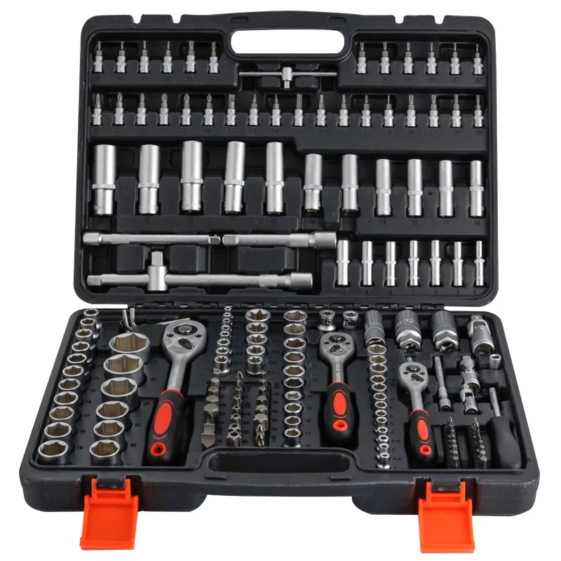 

Multi Functional 171 pc Professional Wrench Tool Combination Spanner Ratchet Socket Tool Set For Car Repair