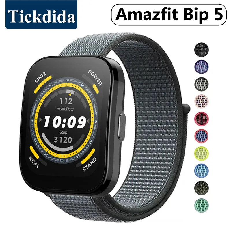 Strap for Amazfit Bip 5 3 Pro Bip U GTR 4 3 GTS 2 4 Mini Nylon Watch Bracelet Watchband 20mm 22mm Correa
Strap for Amazfit Bip 5 3 Pro Bip U GTR 4 3 GTS 2 4 Mini Nylon Watch Bracelet Watchband 20mm 22mm Correa