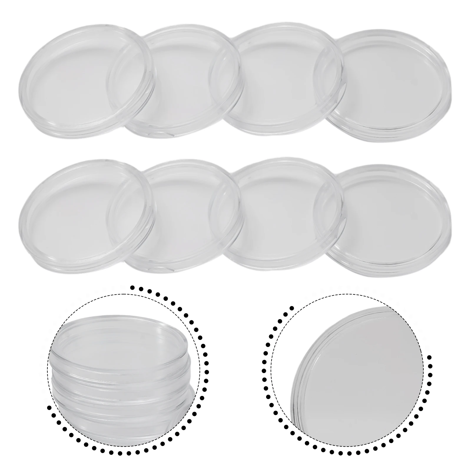 Home Storage Organizer Coin Capsules Coin Cases 100pcs 39mm Coin Collection Coin Storage Box Plastic Transparent
Home Storage Organizer Coin Capsules Coin Cases 100pcs 39mm Coin Collection Coin Storage Box Plastic Transparent