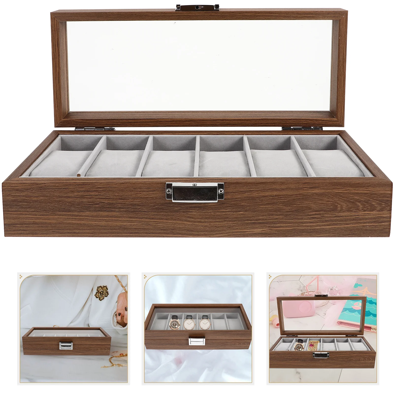 Watch Display Box Carrier Jewelry Organizer Storage Case Decorative Desktop Metal Gift
Watch Display Box Carrier Jewelry Organizer Storage Case Decorative Desktop Metal Gift