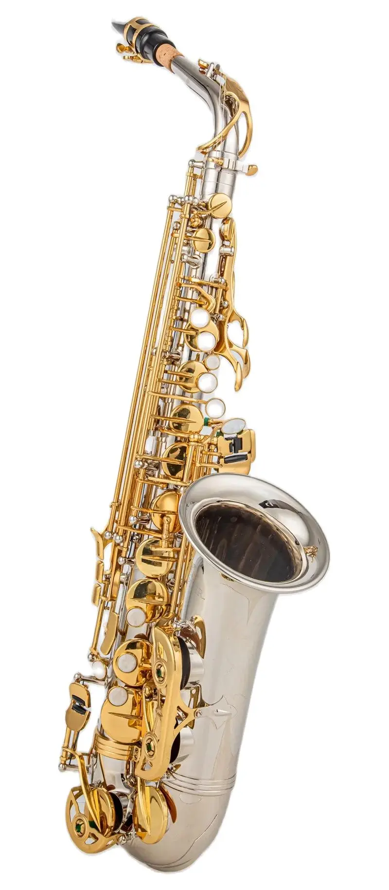 

Новое поступление, саксофон Alto Eb Tune, латунный музыкальный инструмент, золотой лак, Sax с искусственным мундштуком, бесплатная доставка