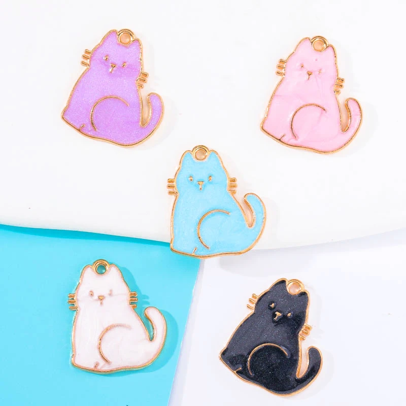 20pcs 20*17mm Colorf Resin Drop Oil Cat Pendant DIY Necklace Bracelets Key Chain Accessories Charm Jewelry Craft Supplies Making
20pcs 20*17mm Colorf Resin Drop Oil Cat Pendant DIY Necklace Bracelets Key Chain Accessories Charm Jewelry Craft Supplies Making