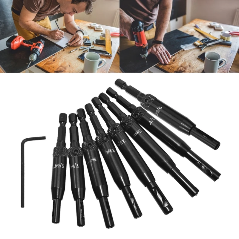 Hinge Drill Bits Set Self Centering Drill Bit Guide Set Shank for Door Cabinet Window Woodworking Drilling Drop Shipping
Hinge Drill Bits Set Self Centering Drill Bit Guide Set Shank for Door Cabinet Window Woodworking Drilling Drop Shipping