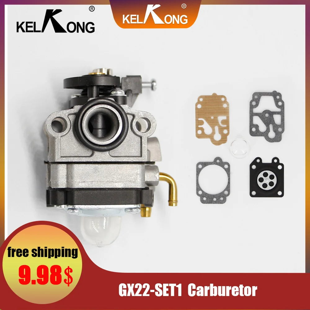 KELKONG Carburetor Fit For Mantis Tiller Honda 4 Cycle Engine Fg100 Trimmer Cutter With Repair Kits
KELKONG Carburetor Fit For Mantis Tiller Honda 4 Cycle Engine Fg100 Trimmer Cutter With Repair Kits