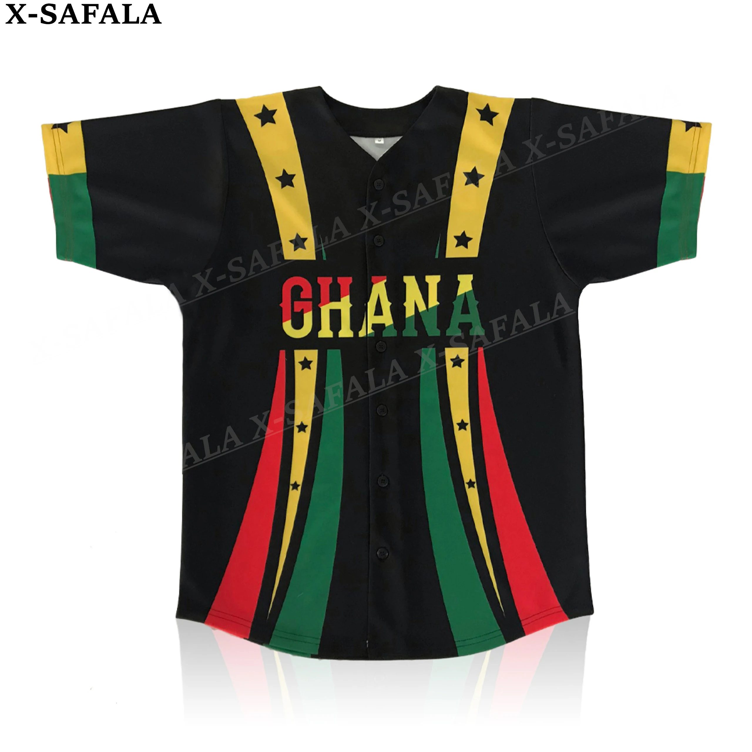 

Бейсбольная Футболка с 3D рисунком Ганы, рубашка с надписью Love Country Flag, топы для мужчин и женщин, футболка оверсайз в стиле хип-хоп, Streetwear-2