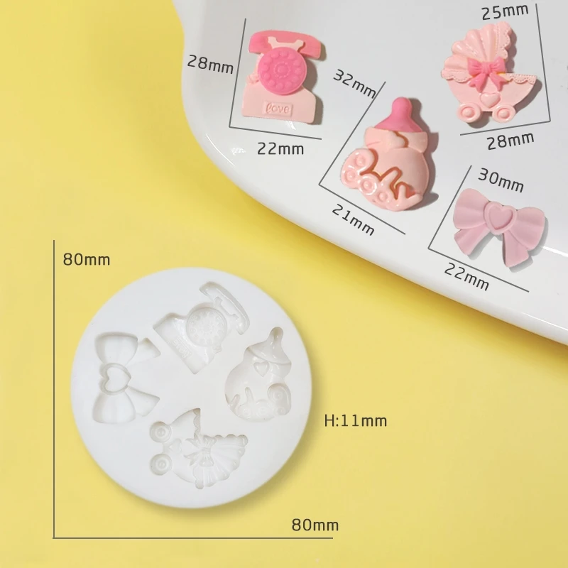 Dorica Baby Shower Series Stroller/Bottle Silicone Mold Fondant Cake Decorating Tools Sugarcraft Cake Mould Kitchen Bakeware
Dorica Baby Shower Series Stroller/Bottle Silicone Mold Fondant Cake Decorating Tools Sugarcraft Cake Mould Kitchen Bakeware