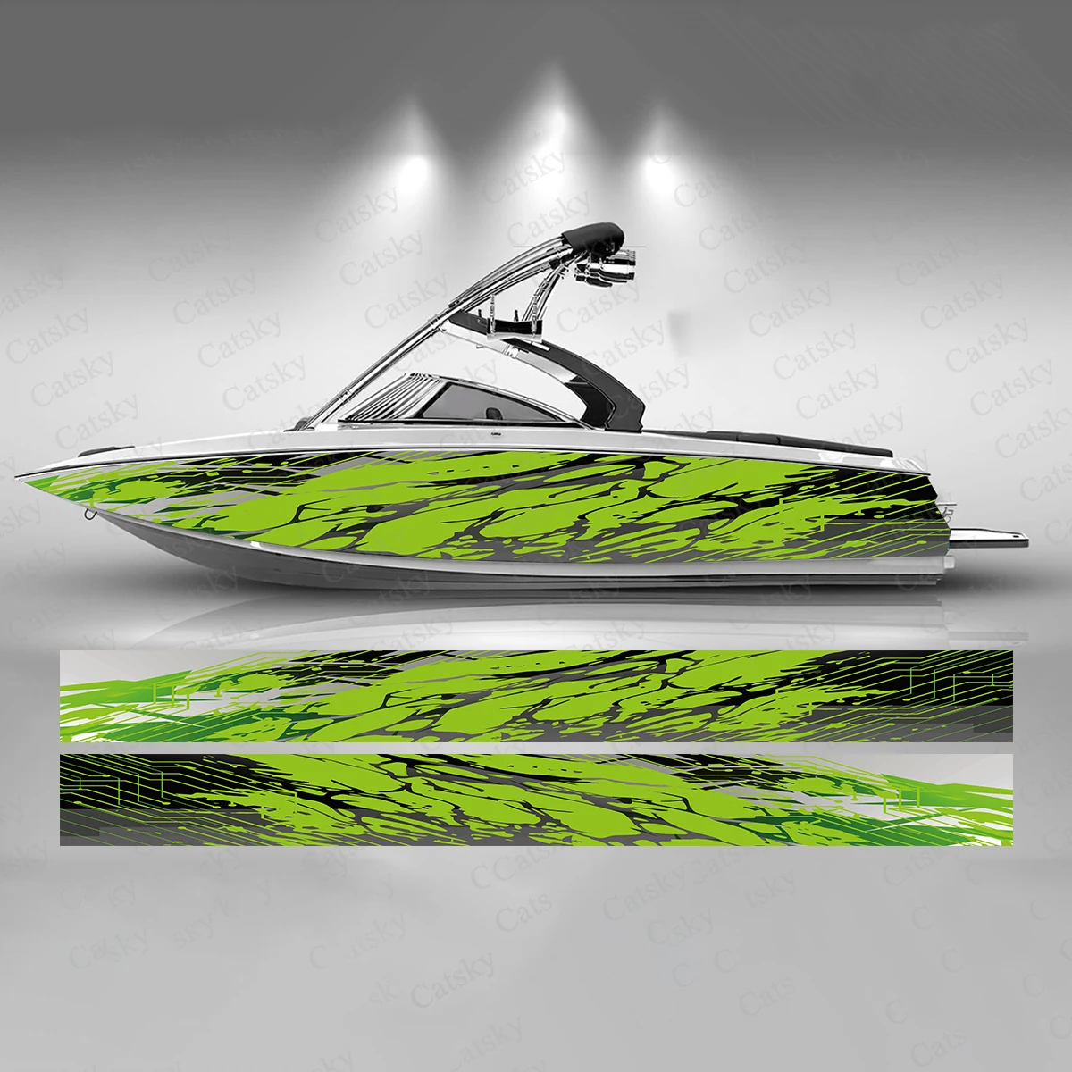 Abstract Green Grey Colorful Boat Sticker Fashion Custom Fish Boat-Sticker Vinyl Waterproof Boat Wrap Graphic Boat Wrap Decal
Abstract Green Grey Colorful Boat Sticker Fashion Custom Fish Boat-Sticker Vinyl Waterproof Boat Wrap Graphic Boat Wrap Decal