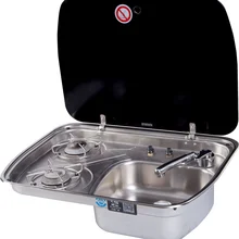 

RV gas stove and motorhome sink glass cover yacht gas stove trailer camper van accessories