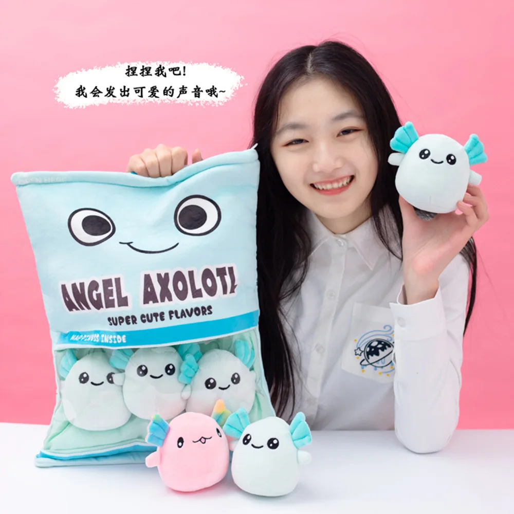 48cm Fun Newt Plush Toys Creative Snack Bag Salamander Doll Baby Sleep Pillow Soft Plush Animal Decorative Cushion Birthday Gift
48cm Fun Newt Plush Toys Creative Snack Bag Salamander Doll Baby Sleep Pillow Soft Plush Animal Decorative Cushion Birthday Gift