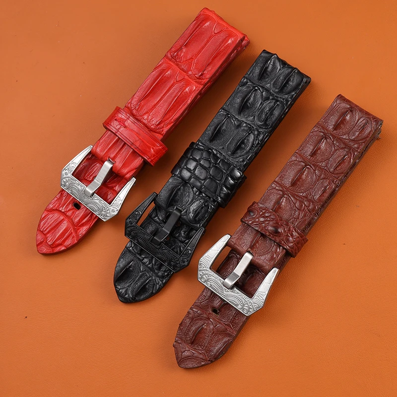 Genuine crocodile leather single bone leather strap belt watch strap size can be customized can be equipped with silver ordinary
Genuine crocodile leather single bone leather strap belt watch strap size can be customized can be equipped with silver ordinary