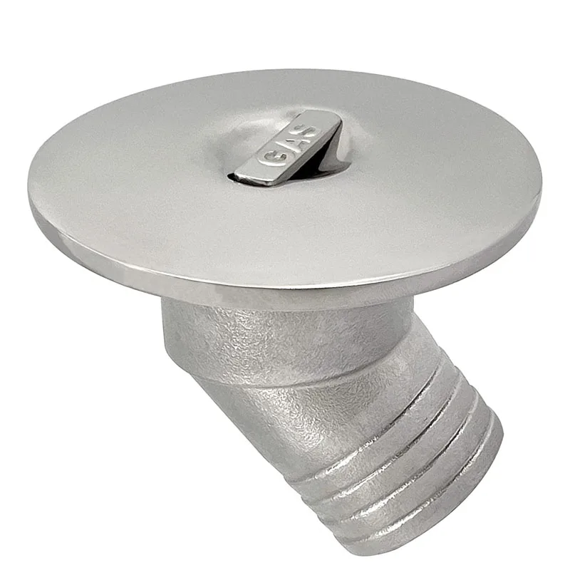 Boat 316 Stainless Steel 1-1/2"(38mm)/2"(50mm) Angled Neck 45° GAS Deck Fill/Filler Cap Keyless Thru Hull Hardware
Boat 316 Stainless Steel 1-1/2"(38mm)/2"(50mm) Angled Neck 45° GAS Deck Fill/Filler Cap Keyless Thru Hull Hardware