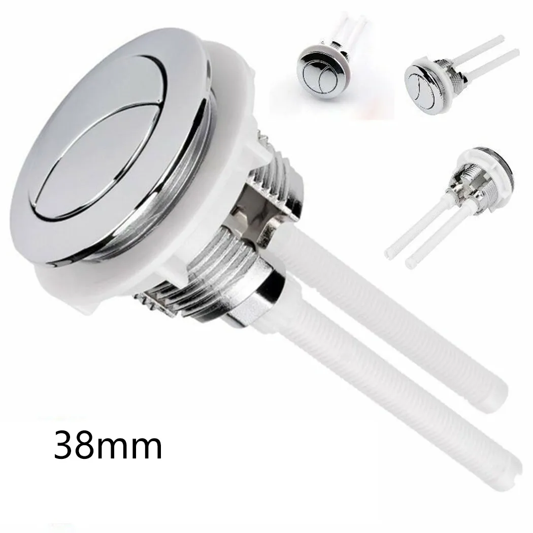 

38mm Hole Toilet Button Cover Valve Dual Flush Closestool Round Dual Press Tank Push Switch Water Saving Bathroom Accessories