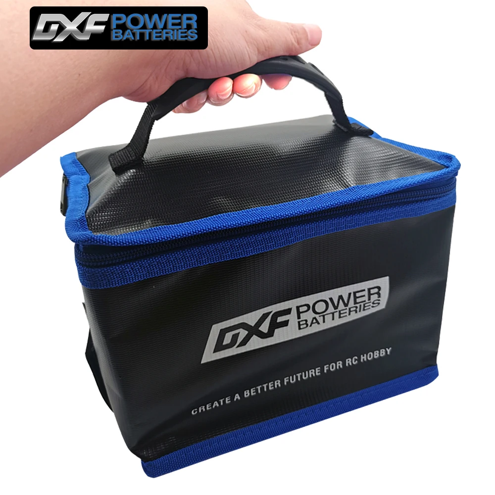 DXF Lipo Safety Bag 215*145*165mm Fireproof Waterproof Explosion-Proof Bags RC Car Battery Guard Safe Portable Storage Handbag
DXF Lipo Safety Bag 215*145*165mm Fireproof Waterproof Explosion-Proof Bags RC Car Battery Guard Safe Portable Storage Handbag