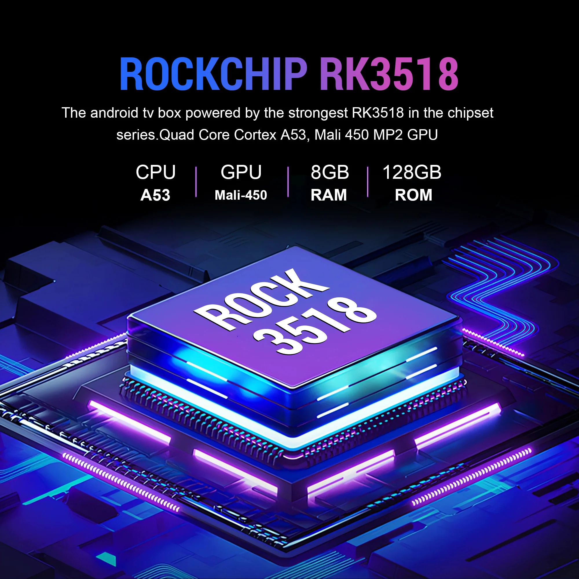 S13b2dbcc268045b3901be925c85b17d5a 2026 New Android 16 Smart TV Box Rockchip RK3518 WIFI6 BT 5.4 UI Interface 8K HD Media Player Voice Assistant Set Top Box IPTV