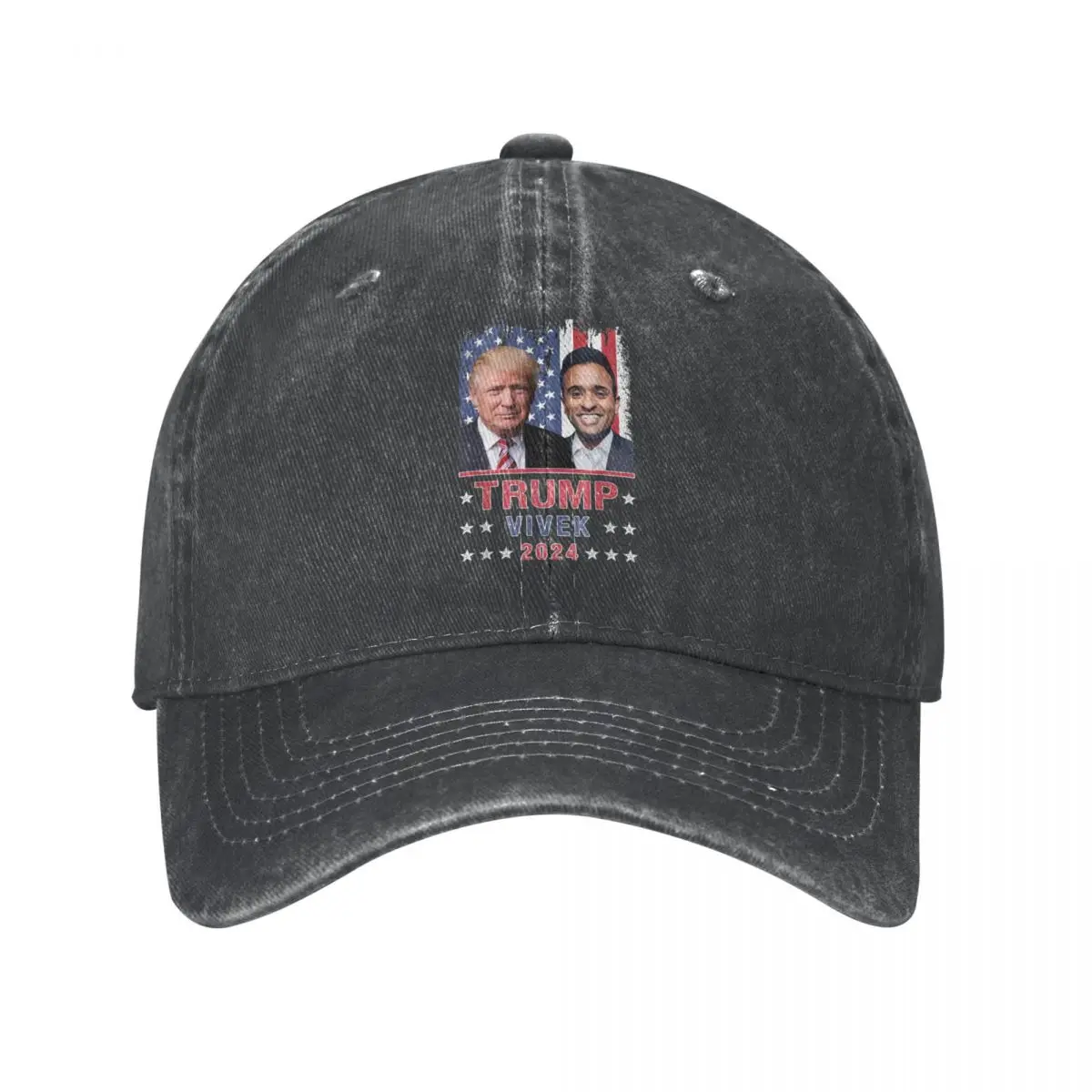 

Trump Vivek Ramaswamy Baseball Cap Vintage Distressed Denim 2024 US Presidential Election Snapback Hat Outdoor Soft Caps Hat
