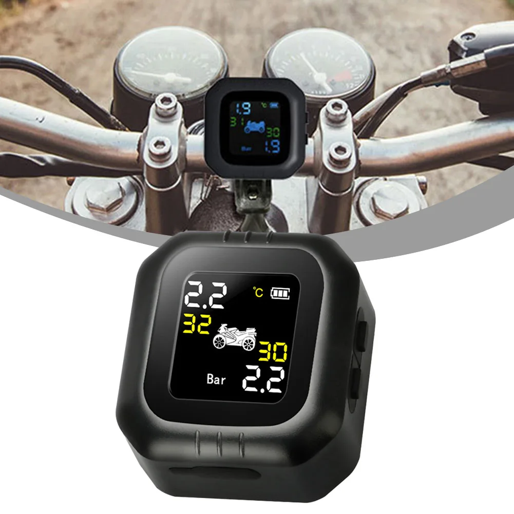 DC 5V Universal Moto Tyre Alarm System TPMS Tire Pressure Monitoring Systems LCD Screen Built-in Battery With 2 Exteral Sensors
DC 5V Universal Moto Tyre Alarm System TPMS Tire Pressure Monitoring Systems LCD Screen Built-in Battery With 2 Exteral Sensors