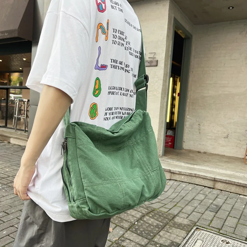 Washable Canvas Bag Women's Summer New Japanese Simple Large Capacity Crossbody Bag Leisure College Student Class Shoulder Bag
Washable Canvas Bag Women's Summer New Japanese Simple Large Capacity Crossbody Bag Leisure College Student Class Shoulder Bag