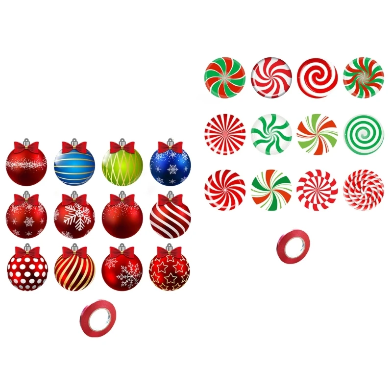 Christmas Ball Ornaments Set Festive Tree Decorations, Red Green Glittering Baubles Drop ship
Christmas Ball Ornaments Set Festive Tree Decorations, Red Green Glittering Baubles Drop ship