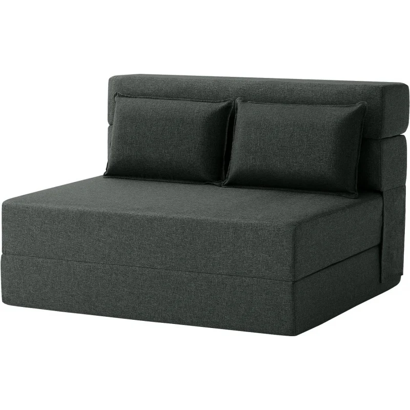 Convertible Folding Sofa Bed - Sleeper Chair with Pillow, Modern Linen Fabric Floor & Futon Couch, Foldable Mattress for Liv
Convertible Folding Sofa Bed - Sleeper Chair with Pillow, Modern Linen Fabric Floor & Futon Couch, Foldable Mattress for Liv