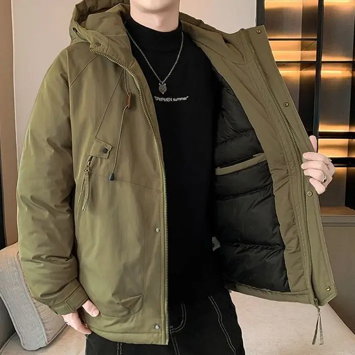 2024 Men's Wool Hooded Jacket Male Military Clothing Warm Windbreaker Male Long Thick Parkas Cotton Quilted Warm Coats E42
2024 Men's Wool Hooded Jacket Male Military Clothing Warm Windbreaker Male Long Thick Parkas Cotton Quilted Warm Coats E42