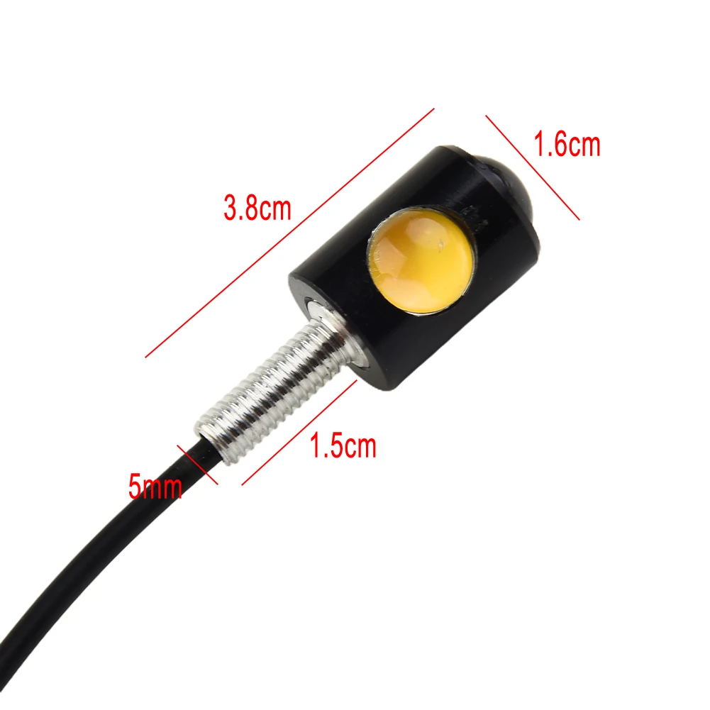 2pcs Tiny Amber LED Car Motorcross Turn Signals Indicators License Bulb Uper Bright And Long Lasting Low Consumption For 12V Veh
2pcs Tiny Amber LED Car Motorcross Turn Signals Indicators License Bulb Uper Bright And Long Lasting Low Consumption For 12V Veh